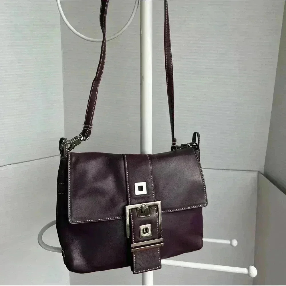 Perlina Leather Crossbody Bag